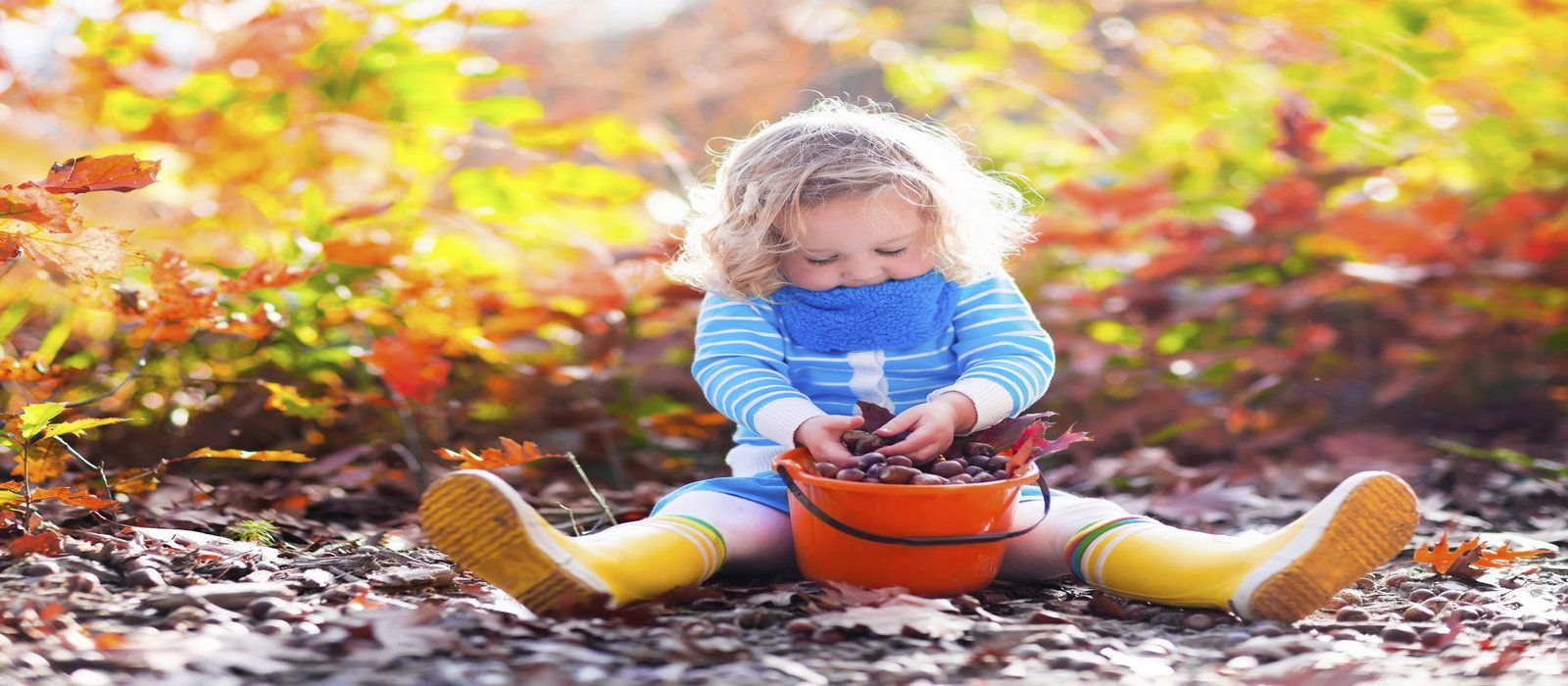 1600 x 700 Autumn Girl
